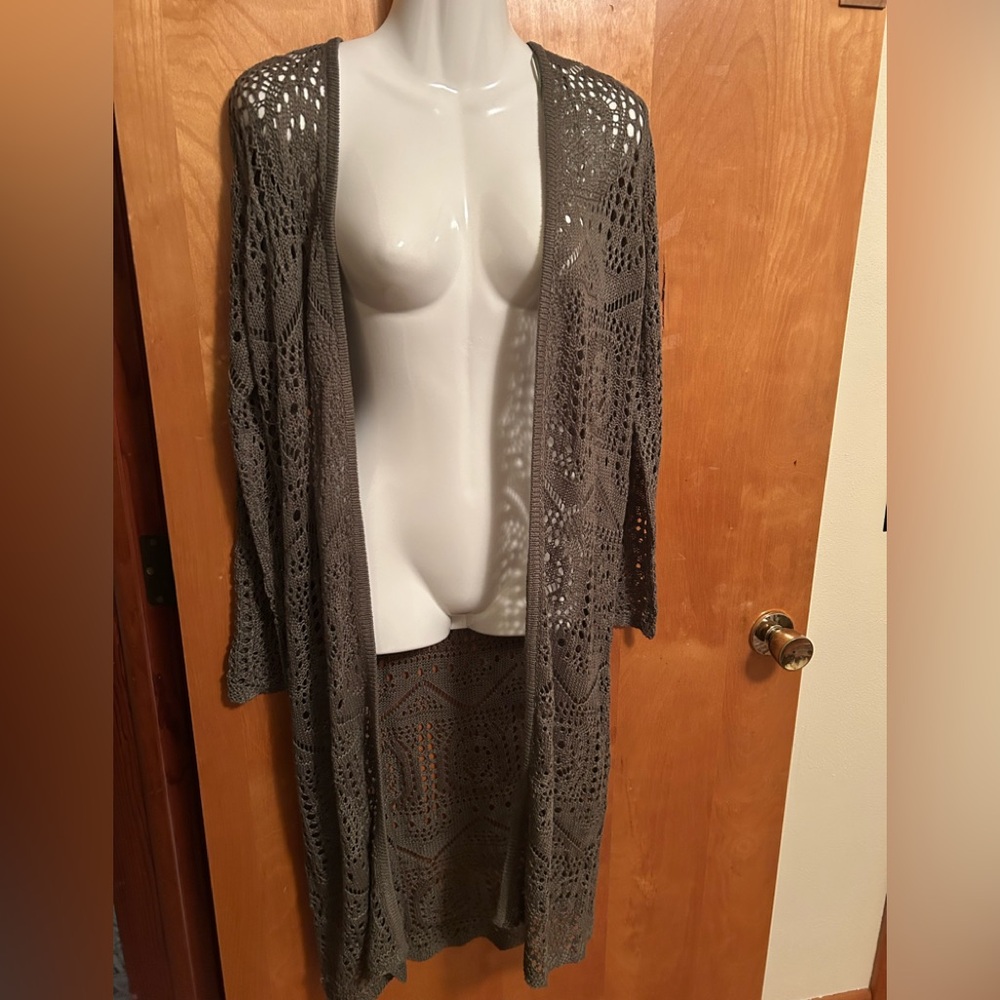 Open-Front Sweater